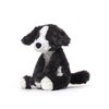 Niceween Stuffed Animals Border Collie Plush Toy 9.4-Inch Dog Stuffed Animal Soft and Cuddly for Boys and Girls Plush Toys, Black/White