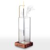 Goolan Incense Holder for Sticks [Anti-Ash Flying] with Removable Glass Ash Catcher No Mess Incense Burner