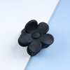 Iaceble Plastic Black Flower Hair Claw Clip Boho Hair Jaw Clips Cute Daisy Flower Hair Clip Black Flower Holder Hair Claw Hairclip Decorative Hair Accessories for Women and Girls Headdress