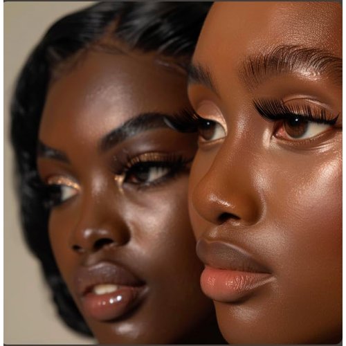 Generic False Eyelashes with Cat-Eye Shape and D-Curve Design for Natural Yet Captivating Eyes, Black