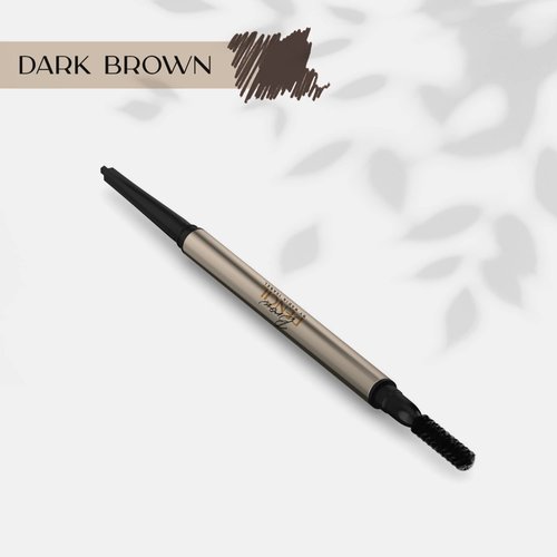 brow pencil by nadia isabel (dark brown) - pencil for brows, eyebrow pencil color, professioanl brow pencil, professional eyebrow pencil, brow styler definer, ultra-fine mechanical pencil