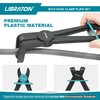 Libraton Hose Clamp Pliers, Hose Pinch Off Pliers, Line Clamps, 6pcs Hose Pinch Pliers Straight & 90°, Plastic Hose Clamp Pliers for Brake Hose, Fuel Hose, Coolant, Flexible, Radiator Hose, Gas Line