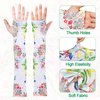 MERTURN 4 Pair Gardening Sleeves Women Anti-Slip Sun Protection Sleeves to Cover Arms Cooling Arm Sleeves for Women Men