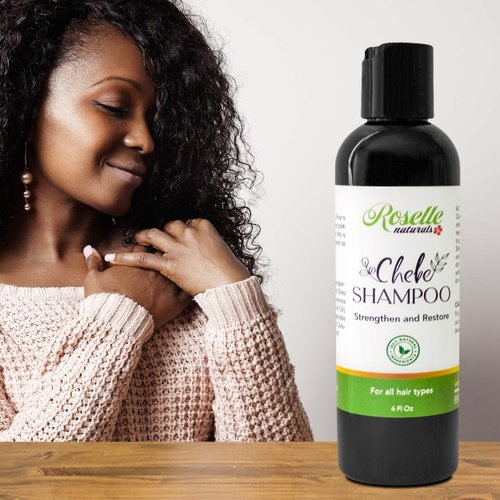 Chebe Shampoo 100% All Natural Moisturizing Shampoo Made with Authentic Chebe Powder (4 Fl Ounces)