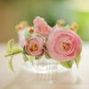 Fangsen Wedding Pink Buds Rose Flowers Floral Comb With Hair Clip Hair Accessories Floral Hair Headpiece
