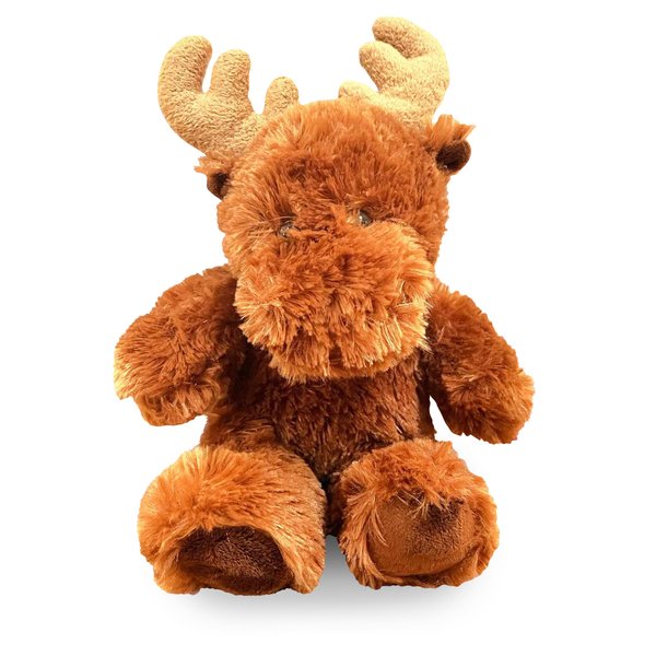 Aurora World 10" Moose Plush Toy - Soft, Cuddly, and Perfect for Imaginative Play and Gifting (Stuffed Toy Moose)