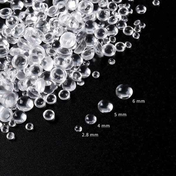 White Clear Dewdrop Water Droplets Embellishments for DIY Crafts Card Making Decor, Nail Enhancement Handicraft,Scrapbooking Embellishments,Scrapbooking