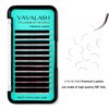 Eyelash Extensions 0.03 C Curl 10mm Lash Extensions Supplies Individual Lashes Premium Silk Volume & Classic Lash Soft Matte Dark Professional Eyelashes Extension (0.03-C-10mm)