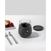 W&P Porter Wine Cocktail Glass w/Protective Silicone Sleeve | Terrazzo Charcoal 15 Ounces | On-the-Go | Reusable | Portable | Dishwasher Safe