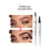 Eyebrow Pencil 4 Fork tip Design Stereoscopic Eye Makeup Eyebrow Makeup, Long Lasting, Waterproof and Smudge-proof Eyebrow Pen Dark Brown