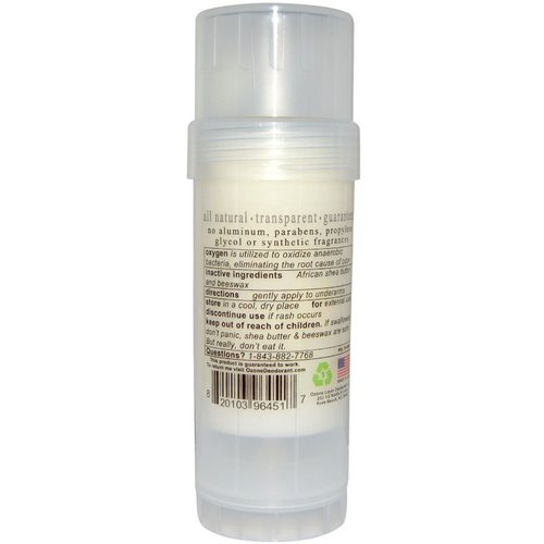 Ozone Layer Deodorant - Unscented - The All Natural Oxygen Based Deodorant