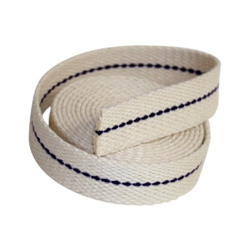 Oil Lamp Mate 1/2" Inch Flat Cotton Oil Lantern or Oil Lamp Wick with Purple Stitch 6 Foot Roll