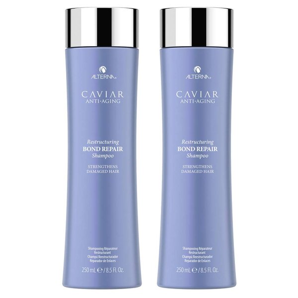 Alterna Caviar Anti-Aging Restructuring Bond Repair Shampoo, 8.5-Ounce (2-Pack)