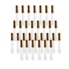 30 Pcs 10ml Empty Lip Gloss Tubes Containers, Refillable Lip Balm container for DIY Makeup Such as Lip Samples, Homemade Lip Balm (Gold)