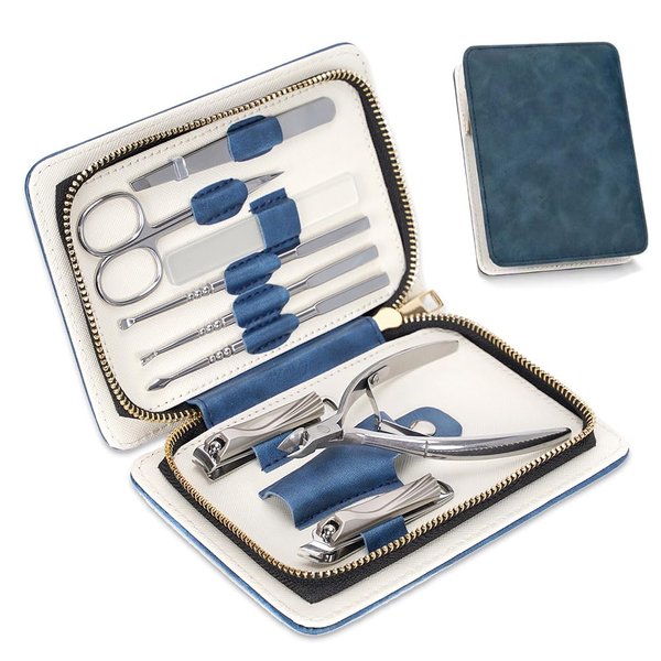 Manicure Set Manicure Kit and Pedicure Kit Nail Clipper Set for Women and Mens Travel Nail kit Finger Nail Clippers Adult mens nail grooming kit