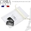 Camila Paris CP2953 French Hair Side Comb, Small, Black, French Twist Hair Combs Decorative, Strong Hold Hair Clips for Women Bun Chignon Up-Do Styling Girls Hair Accessories, Made in France