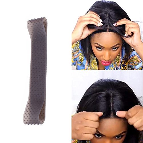 Yuriait Wig Grip Band, Wig Grip Headband, Wig Bands for Keeping Wigs in Place, Transparent Black, Female