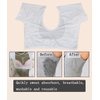 iphree 2 Pack Underarm Sweat Pads for Women Armpit Sweat Pads Reusable Breathable Guard Shield Underwear Vest, Black
