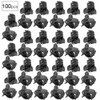 100PCS Black Plastic Mini Clips, Small Claws Hair Clip