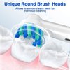 Replacement Brush Heads for Oral B, 16 Pcs Toothbrush Replacement Heads Compatible with Oral B Pro1000 Pro3000 Pro5000 Pro7000, Includes 4 Floss, 4 Cross, 4 Precision & 4 Whitening Brush Heads