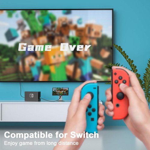 Fasgear USB C Extension Cable 6ft 10Gbps USB 3.2 Type C Male to Female Extender Nylon Braided 100W 5A Fast Charging Compatible for PSVR2/Mac Book Pro/iPad 10/Switch Host/PS 5 Controller/XPS (Black)