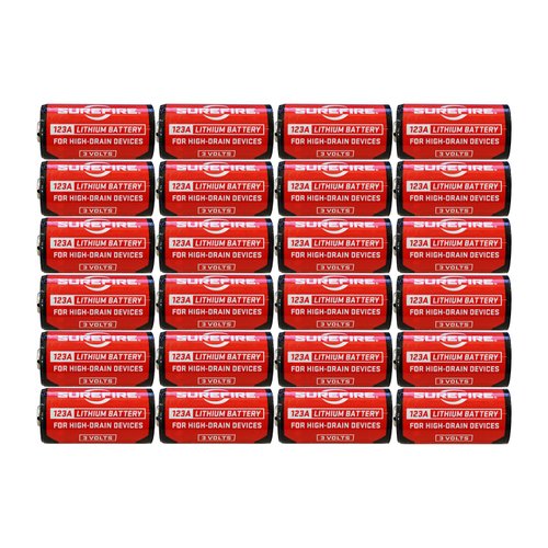 SureFire SF12-BB 123A 3-Volt CR123 Lithium Batteries - 24 Pack