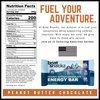 Boat Snackz - Peanut Butter Chocolate, Energy Bars (12 Pack) 13g Protein, 3g Added Sugar, 12g Net Carbs, 60mg Caffeine, No Seed Oils (55g bars) Made in USA - Supports Veteran Charities