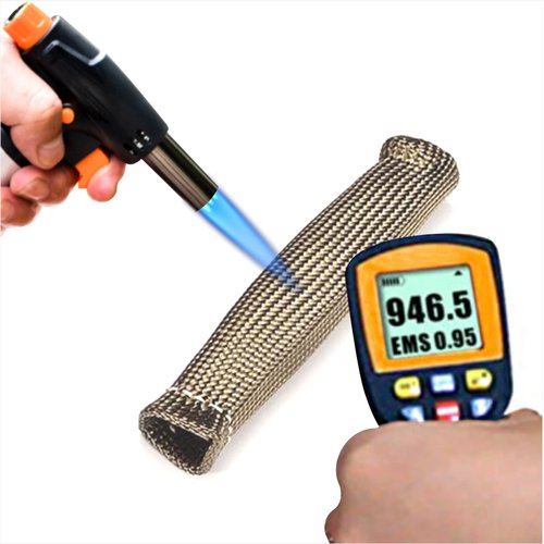 Ummickl Spark Plug Wire Heat Shield 8pcs 2500° Spark Plug Heat Shield Sleeve Spark Plug Boot Protector Spark Plug Covers For LS1/LS2 (Titanium)