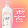 Olay Effortless Glow Hydrating Body Lotion for Women, Restore Skin's Natural Glow, Absorbs Instantly, Notes of Rose Water Scent, 18 fl oz