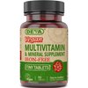 DEVA Vegan Iron-Free Multivitamin & Mineral Supplement, Vitamin C, D2, E & B-Complex, Biotin, 90 Tiny Tablets