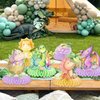 JIUMANGO Dinosaur Honeycomb Centerpieces 9Pcs for Table Decorations Dino Baby Shower Decorations Dinosaur Party Favors Supplies Dinosaur Centerpieces for Baby Kids Girls Boys