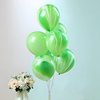 Green Tie Dye Balloons 30PCS 12 Inch Agate Marble Latex Swirl Balloons For Tie Dye Birthday Party Supplies,Candyland,Bachelorette,Fun Hippie Party Decorations