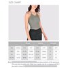 ODODOS Women's 3-Pack Seamless Cami Tops Ribbed Camisole Tank Top, Oatmeal BarnRed Brunette, X-Small/Small