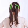 Sucrain 18 PCS Girls Hair Ribbons Ties Colorful Elastic Curly Boutique Hair Band Toddlers Girls Kids Children Ponytail Holders