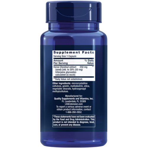 Life Extension Venotone – Standardized Horse Chestnut – Promotes Healthy Fluid Balance – Gluten-Free, Non-GMO – 60 Capsules