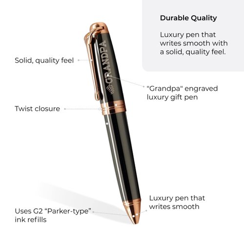 Inkstone "Grandpa Engraved Gift Pen with Presentation Gift Box