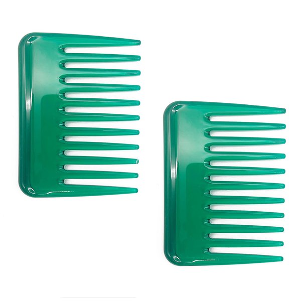 Mini Wide Tooth Comb,Small Travel Purse Comb Hair Detangling Comb Beard Comb Pocket Comb for Curly Wet Dry Hair,Detangler Comb Styling Comb for Men Women Handmade of Cellulose