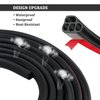 32.8Ft Car Door Rubber Seal Strip,Double Layer L Shape Automotive Weather Stripping,Universal Soundproofing Car Door Seal Strip Car Accessories for Car Door,Hood,Trunk