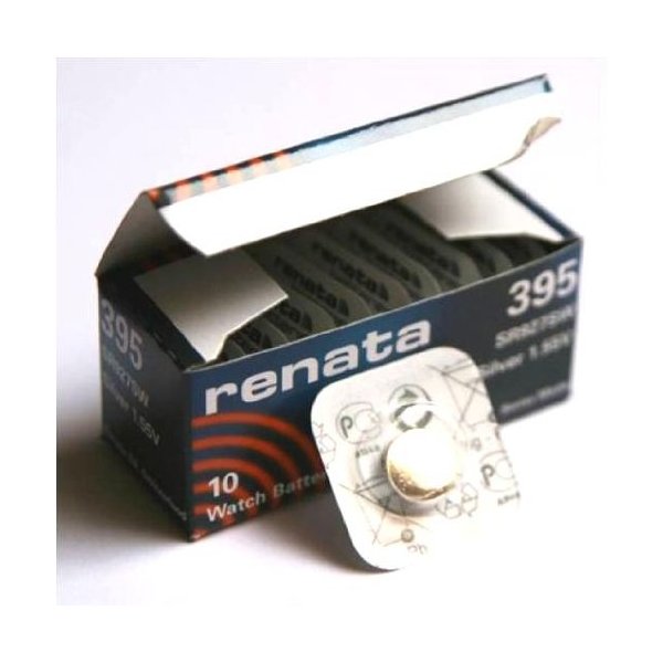 1 x Renata 395 Swiss Made Lithium Coin Cell Battery SR927SW