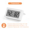 4-Pack Indoor Thermometer Hygrometer,Digital Temperature Sensor Humidity Meters Gauge, LCD Room Monitoring Display for Cars Bedrooms Baby Rooms