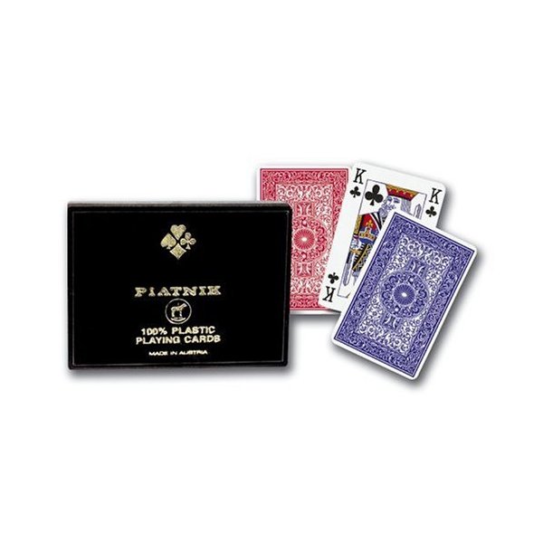 Piatnik 100% Plastic Bridge Double Deck Playing Cards