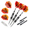 Viper "The Freak" Steel Tip Darts, Grooved Barrel, 22 Grams