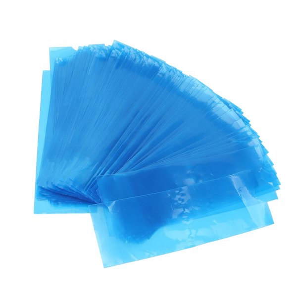 200pcs Disposable Tattoo Pen Bags, Blue Tattoo Machine Covers Filter Tattoo Pen Covers, Plastic Tattoo Machine Sleeves Tattoo Supplies for Tattoo Artist