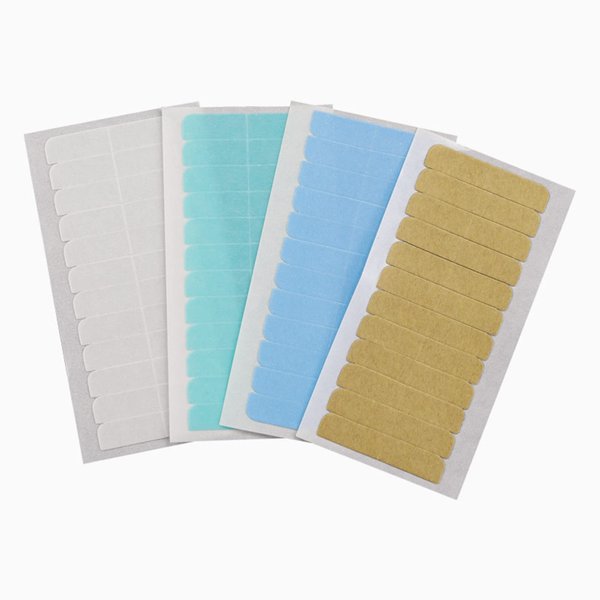 Warm Girl 48 PCS Clear Hair Extension Tape Tabs Double Sided Hair Extension Adhesive Tape Extensions Tape Replacement Hair Extension Tape for Hair Extensions