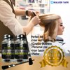 2pcs Ultra Hold Hair System Adhesive 3.4oz w/ 2pcs Brush Applicator Bundle Pack | Waterproof Invisible Long-Lasting | Front Bonding Weave Toupees Wigs Extensions Lace Wig Glue | Bold Hold Adhesive