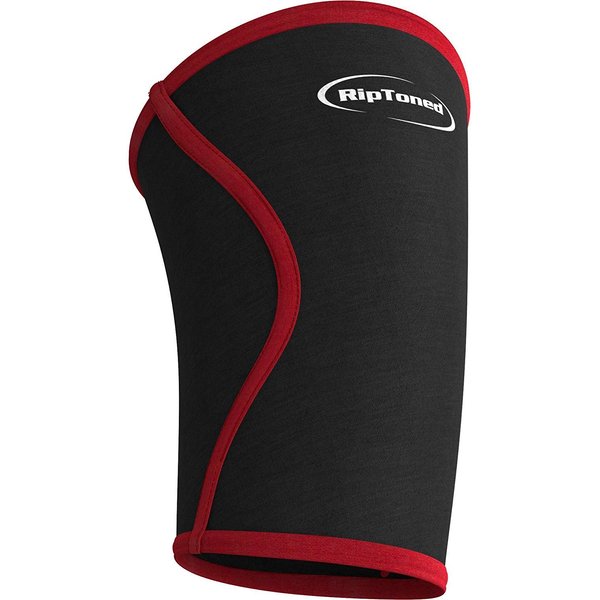 Rip Toned Knee Sleeve for Weightlifting (SINGLE) USPA Knee Compression Support - 7mm Neoprene Brace - for Squats, Powerlifting, Weight Lifting - Men and Women