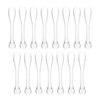 Beaupretty Mixing Spoon 15pcs Face Cream Spoons Acrylic Makeup Spatula Beauty Massage Scoop Eye Spoons Cosmetics Scoops Skin Care Tools for Facial Cosmetic Face Mixing Spoons