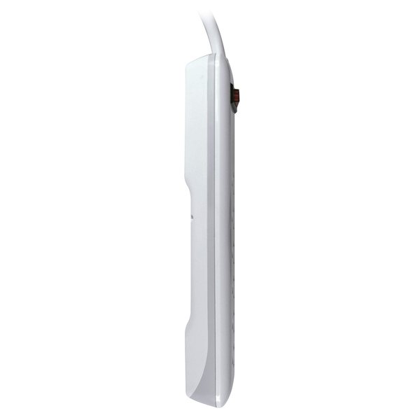 Prime Wire PB802124 6-Outlet Household Electronics Surge Protector with 14/3 SJT 3-Feet Cord.
