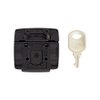 Ohio Travel Bag Lock, 1-13/16 Inch, Black Finish, Zinc Alloy, L-1621-BLK