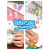 24 Grid Easter Nail Art Glitter Sequins, Kalolary Easter 3D Nail Art Glitter Stickers Decals Nail Art Supplie Mixed Shapes Cute Eggs Rabbits Carrot for Women Nail Art Decor and DIY Craft